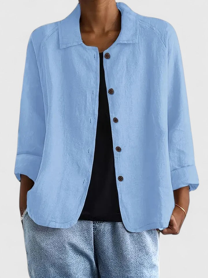 Women's Sophisticated Loose Fit Knit Top All-Day Comfort Transitional Weather Cozy – Claudine