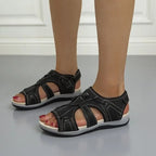 Women's Sandals Adjustable Strap Open Toe Cushioned Sole Comfortable Summer Walking