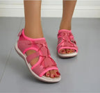 Women's Sandals Adjustable Strap Open Toe Cushioned Sole Comfortable Summer Walking