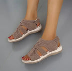 Women's Sandals Adjustable Strap Open Toe Cushioned Sole Comfortable Summer Walking