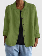 Women's Sophisticated Loose Fit Knit Top All-Day Comfort Transitional Weather Cozy – Claudine