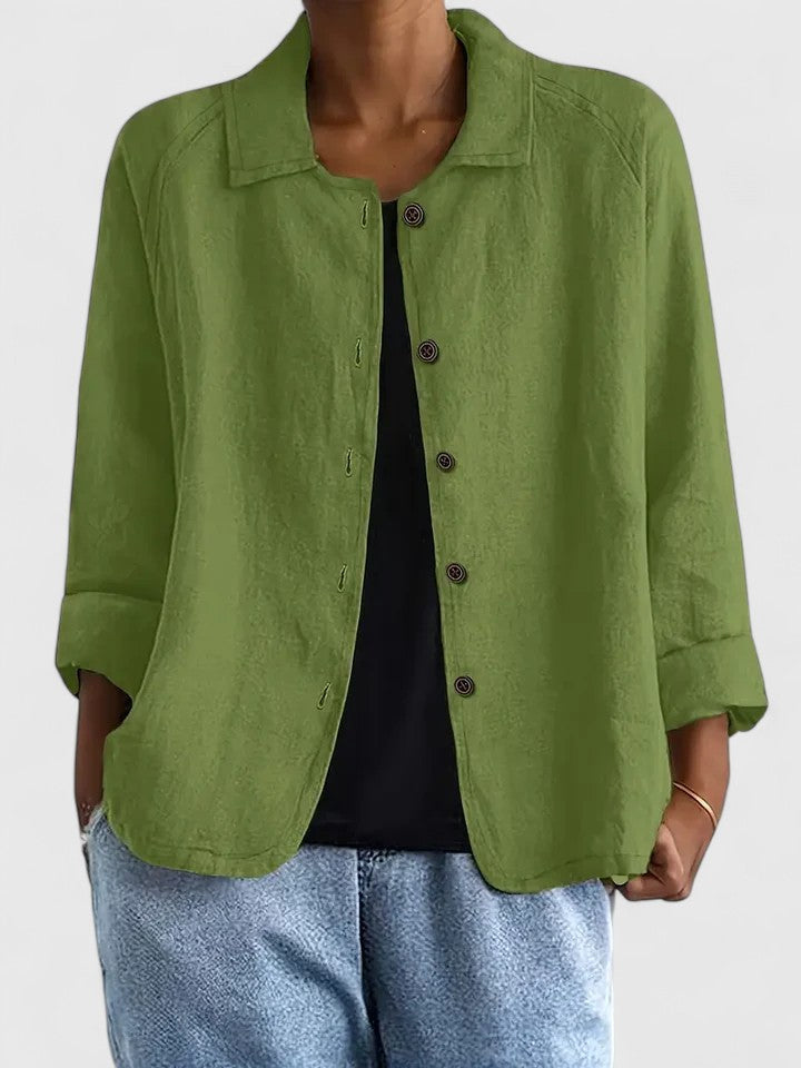Women's Sophisticated Loose Fit Knit Top All-Day Comfort Transitional Weather Cozy – Claudine