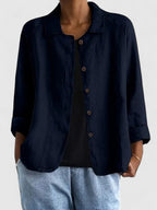 Women's Sophisticated Loose Fit Knit Top All-Day Comfort Transitional Weather Cozy – Claudine