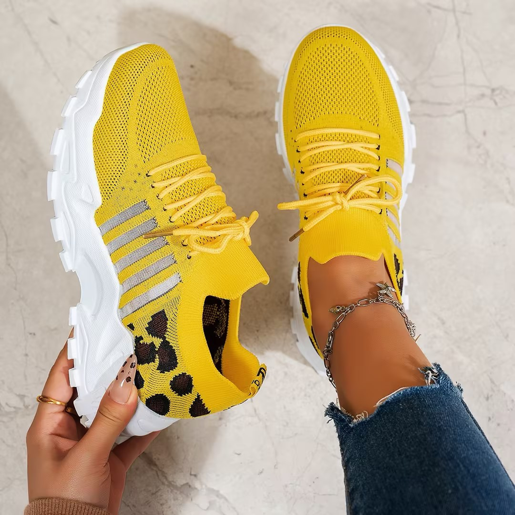 Women's Sneakers Wide Toe Box Arch Support Chunky – Maica