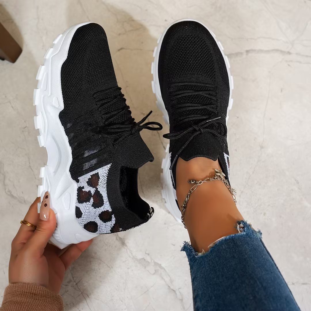 Women's Sneakers Wide Toe Box Arch Support Chunky – Maica