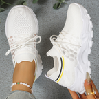 Women's Sneakers Wide Toe Box Arch Support Chunky – Maica