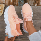 Women's Sneakers Wide Toe Box Arch Support Chunky – Maica