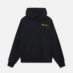 Women's Oversized Hoodie With Love Graphic Print Fleece Streetwear Casual Everyday Sweatshirt – Black