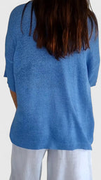 Women's Comfortable V-Neck Long Sleeve Top Flattering Wrinkle-Resistant Versatile – Sonylah