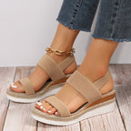Women's Platform Sandals Lightweight Breathable Sporty Minimalist Casual – Melyora