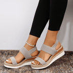Women's Platform Sandals Lightweight Breathable Sporty Minimalist Casual – Melyora