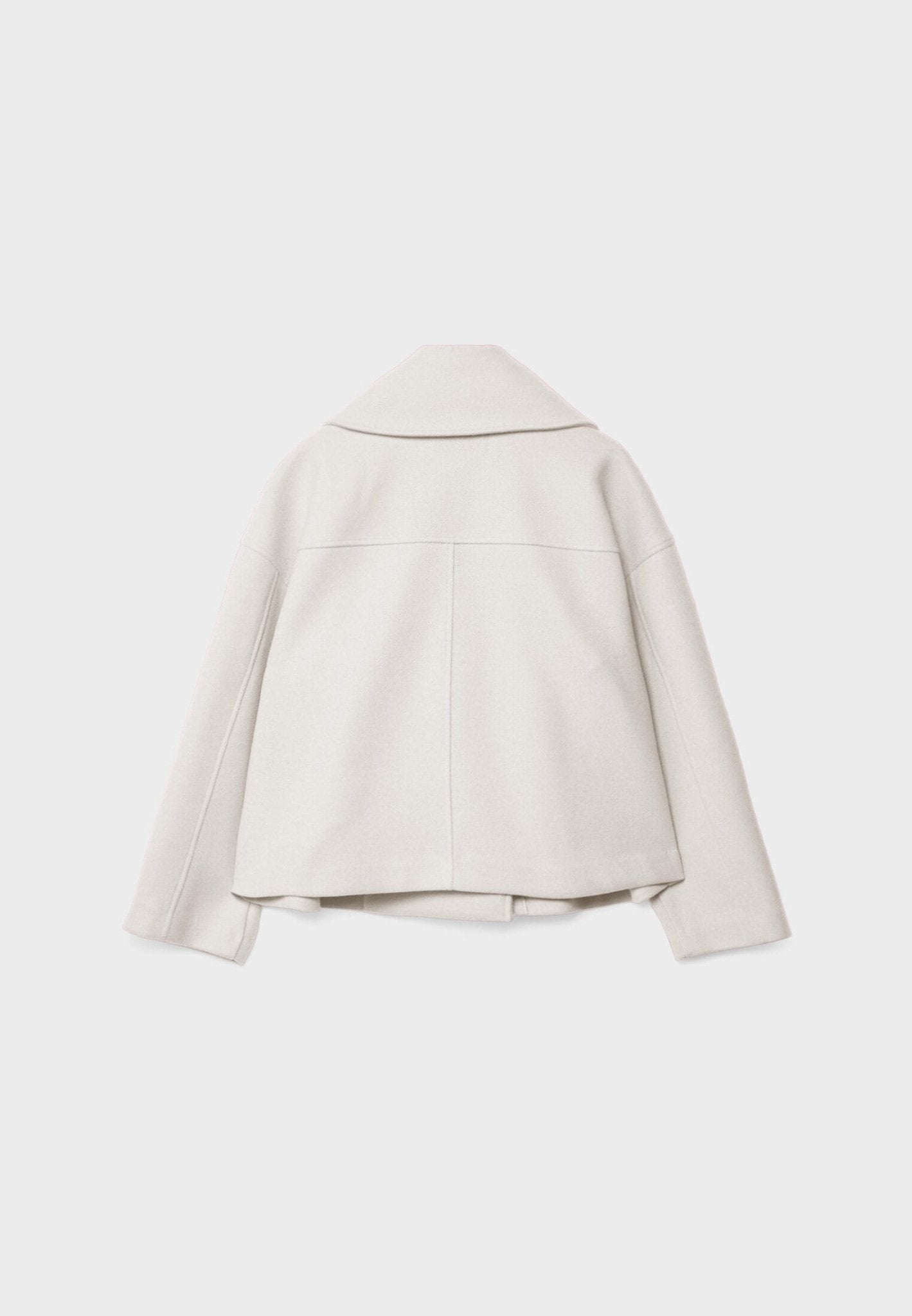 Women's Short Double-Breasted Jacket Lapel Collar Button Placket Casual Chic Cropped Coat – Heidi