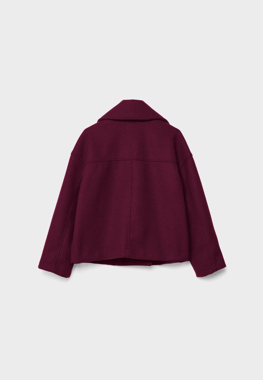 Women's Short Double-Breasted Jacket Lapel Collar Button Placket Casual Chic Cropped Coat – Heidi