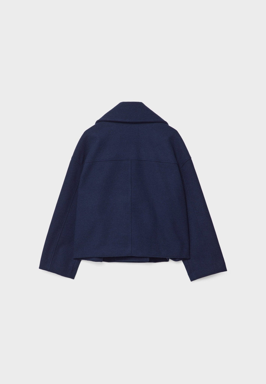 Women's Short Double-Breasted Jacket Lapel Collar Button Placket Casual Chic Cropped Coat – Heidi