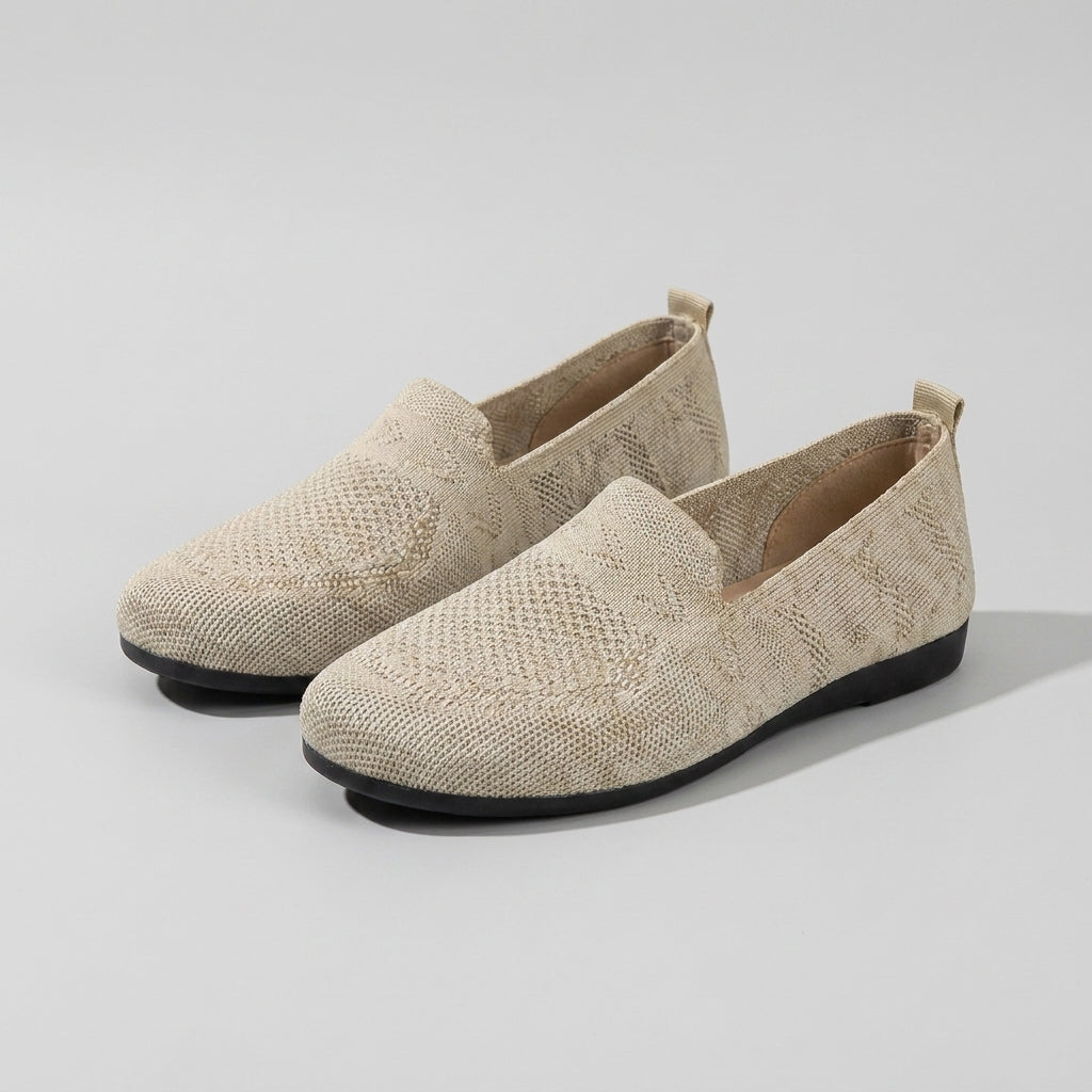 Women's Lightweight Slip-On Shoes Knit Breathable Casual Everyday Comfort Shoes – Stella