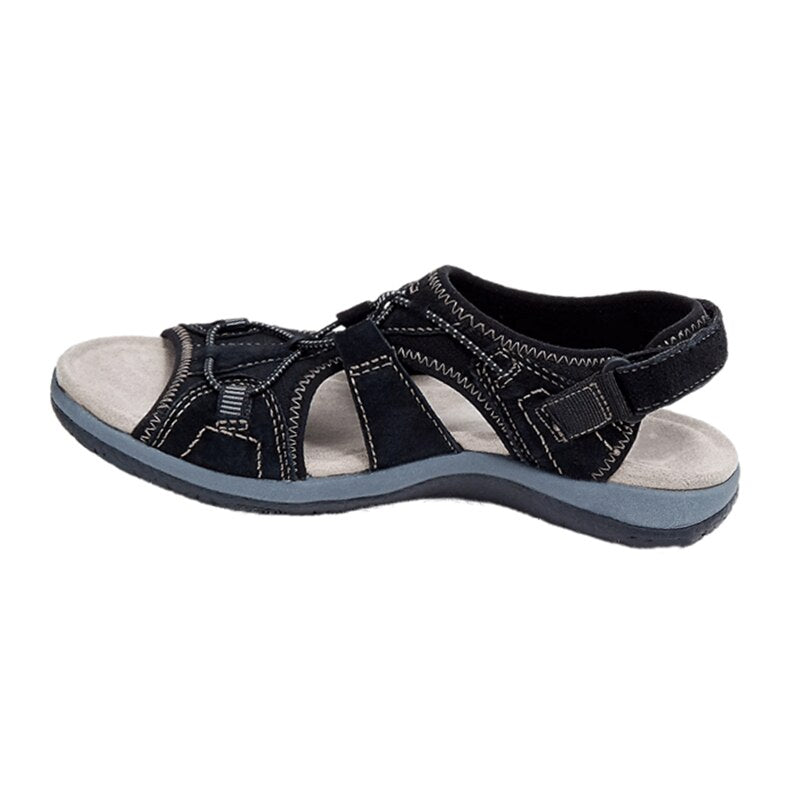 Women's Sandals Adjustable Strap Open Toe Cushioned Sole Comfortable Summer Walking