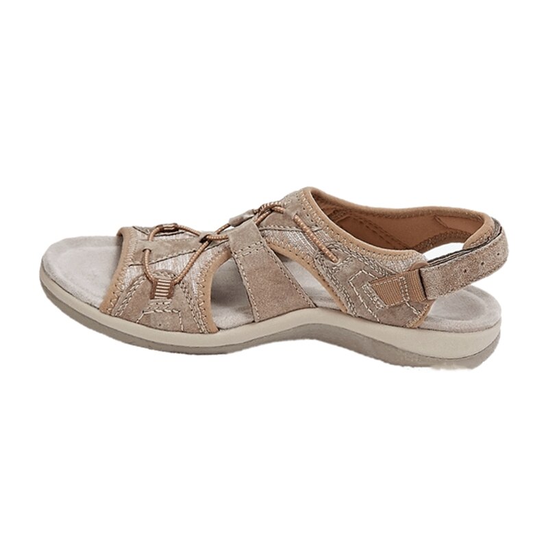 Women's Sandals Adjustable Strap Open Toe Cushioned Sole Comfortable Summer Walking